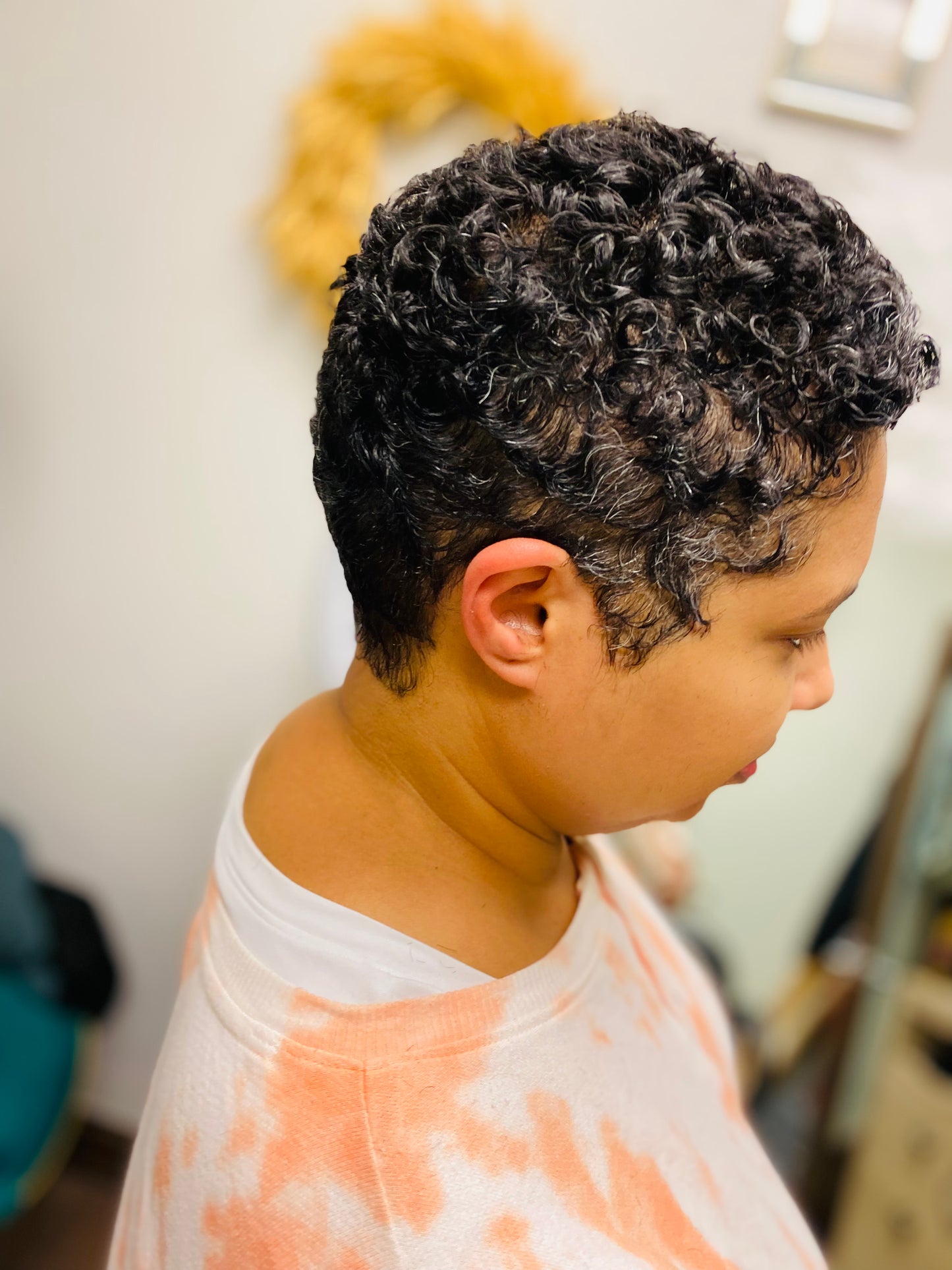 Pixie Cut w/ Relaxer